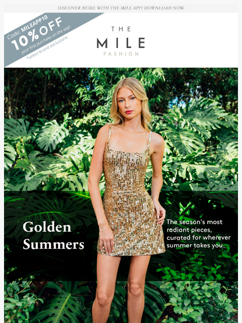 orchardmile newsletter: Everything Looks Better in Gold
