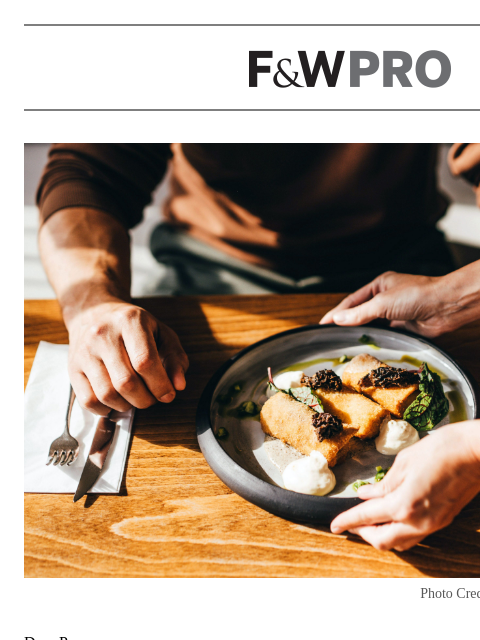foodandwine newsletter: Are Restaurant Diners "Guests" or "Customers"?