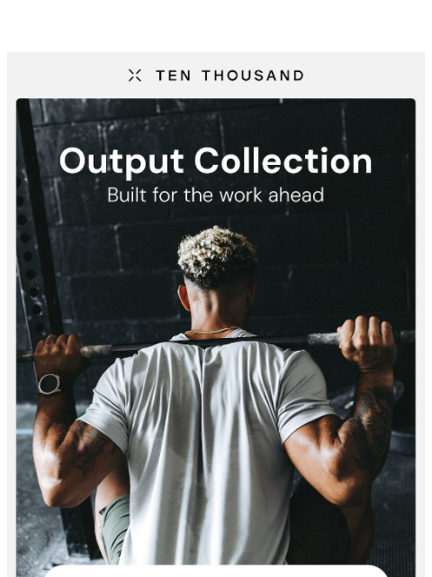 tenthousand newsletter: Six New Colors: Built for the work ahead