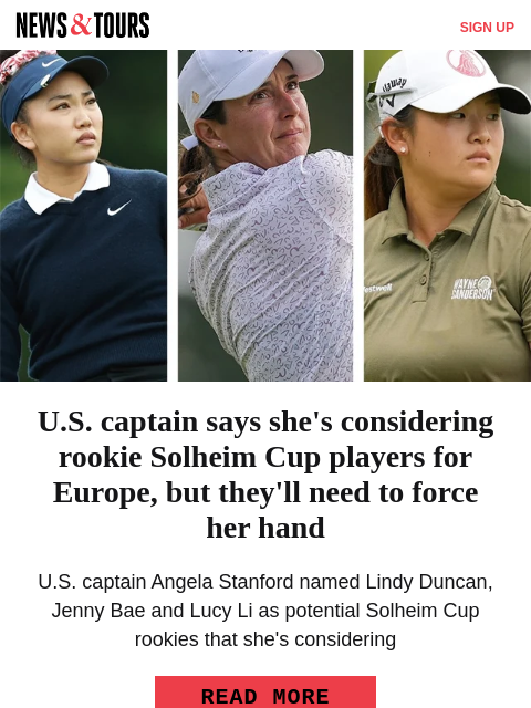 golfdigest newsletter: The season’s greatest underdog story