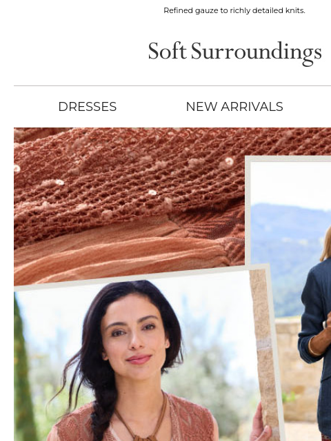 softsurroundings newsletter: Artful New Layers