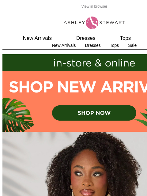 ashleystewart newsletter: Need an alternative to the go-to maxi 👗