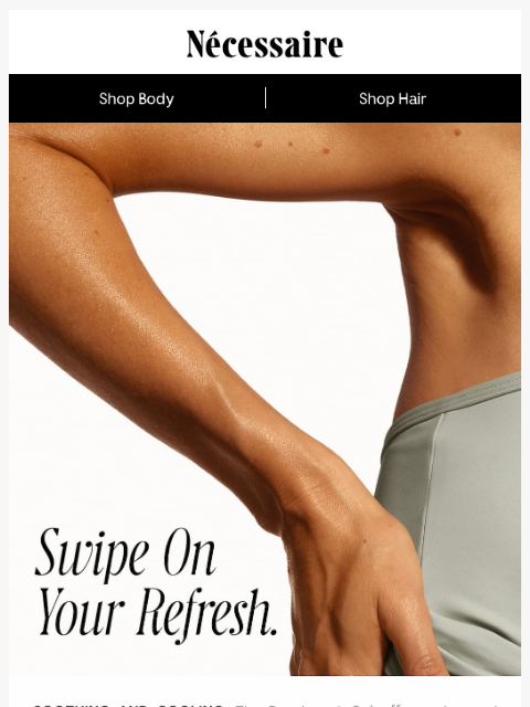 necessaire newsletter: The Deodorant Built For Summer