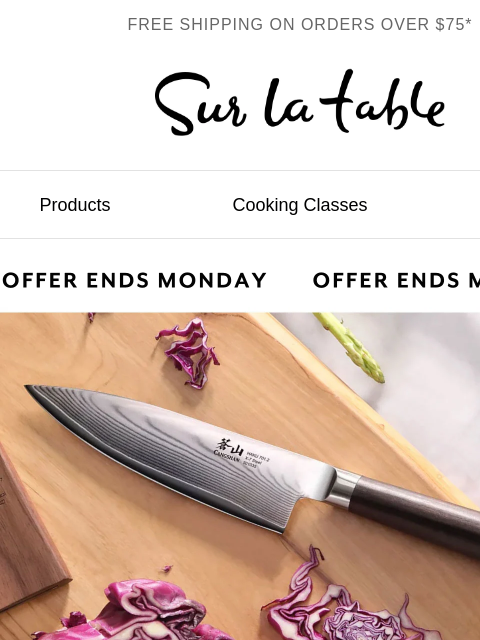 surlatable newsletter: Your knife upgrade is under $60 until Monday.