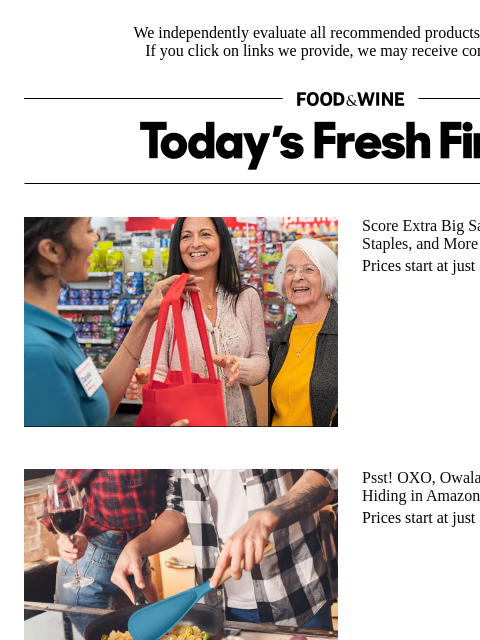 foodandwine newsletter: Psst! OXO, Owala, and More Top Brands Are Hiding i...