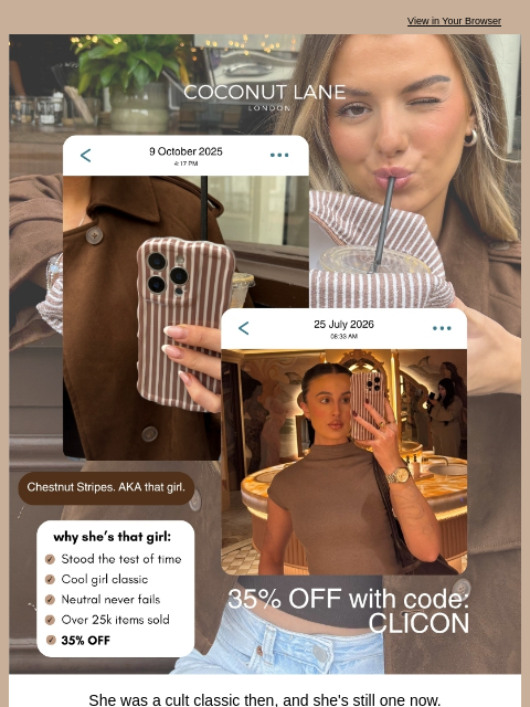 coconut-lane newsletter: They've DEFINITELY earned their stripes🌰🤍