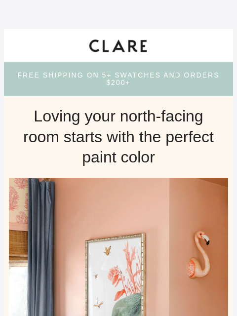 clare newsletter: Your room isn't cold. It's just facing north. ❄️