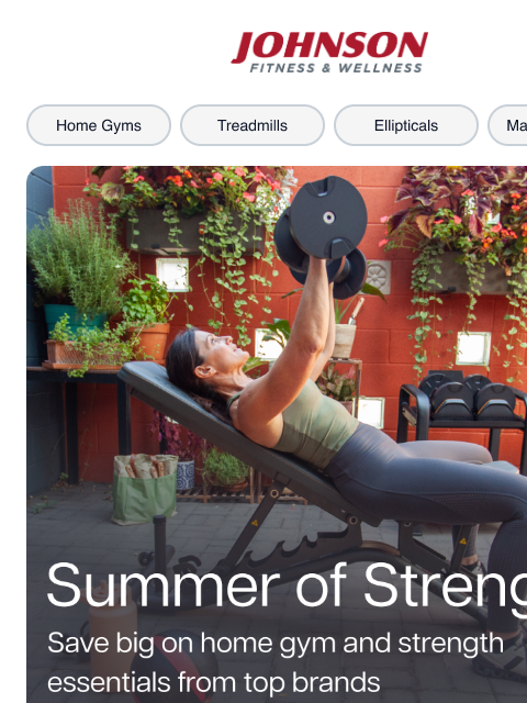 johnsonfit newsletter: Beat the Heat with Strength Savings