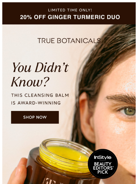 truebotanicals newsletter: "This Replaced My Double Cleanse Routine"
