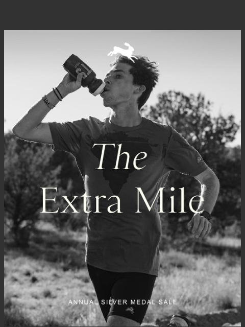 tracksmith newsletter: Silver Medal Sale: Save an Extra 15%