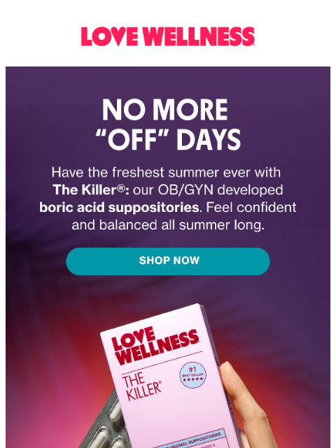 lovewellness newsletter: Our secret to a fresh summer