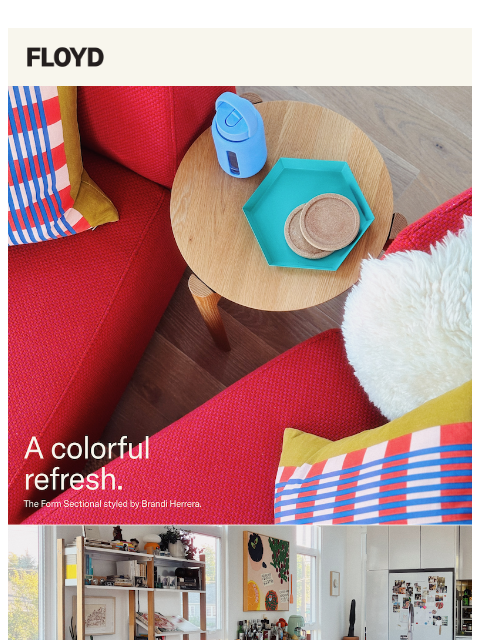 floydhome newsletter: A colorful refresh