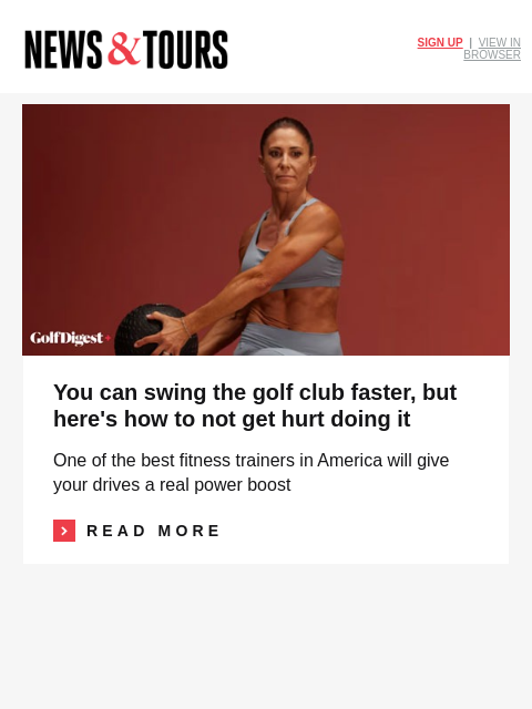 golfdigest newsletter: Partying Rory gives all-time green jacket answer