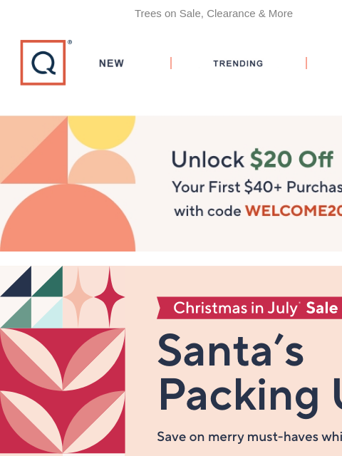 qvcemail newsletter: Sleigh the Sale! Christmas in July®
