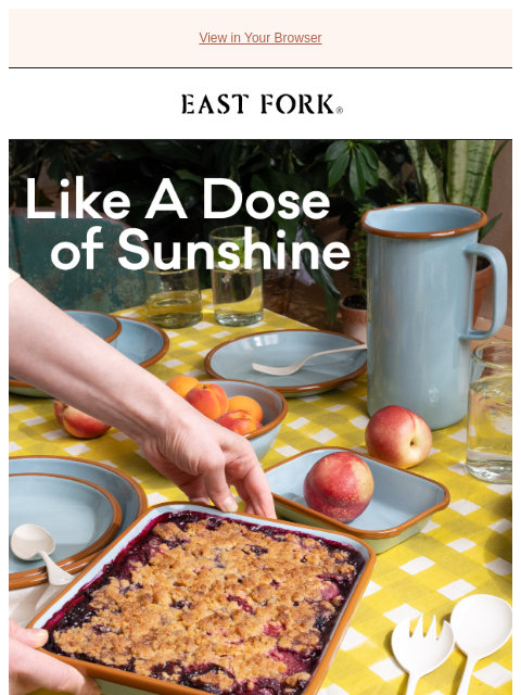 eastfork newsletter: Back in Stock: East Fork Enamelware!