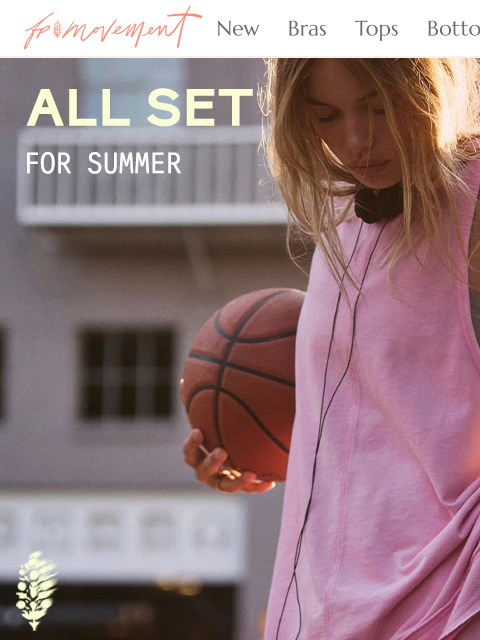 freepeople newsletter: NEW: The Solstice Set  🌸💖🎀