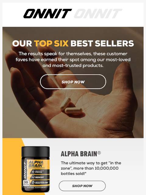 onnit newsletter: ONNIT’s Greatest Hits
