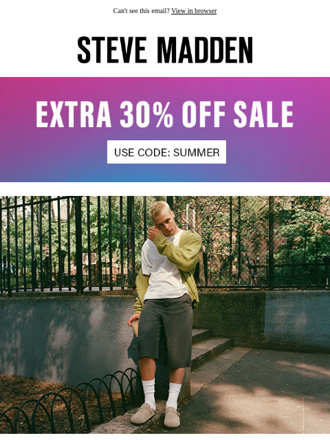 stevemadden newsletter: Easy Fits, All Heat