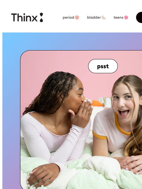 shethinx newsletter: Don’t sleep on it
