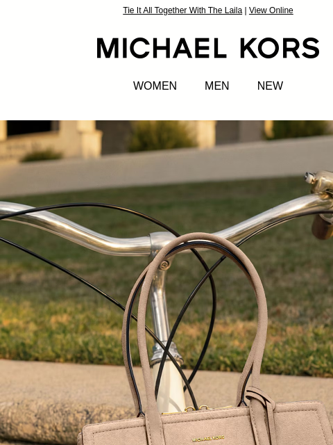 michaelkorsmail newsletter: The Bag That Completes Every Outfit