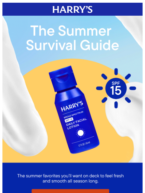 harrys newsletter: How to have a Harry’s summer