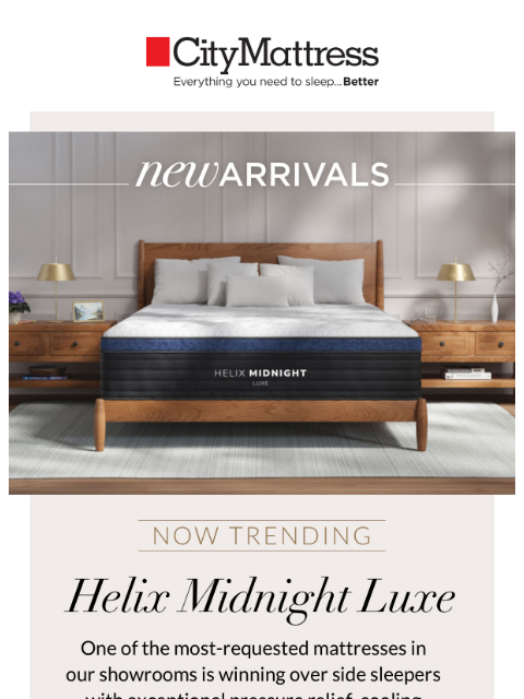 citymattress newsletter: The mattress everyone's talking about.