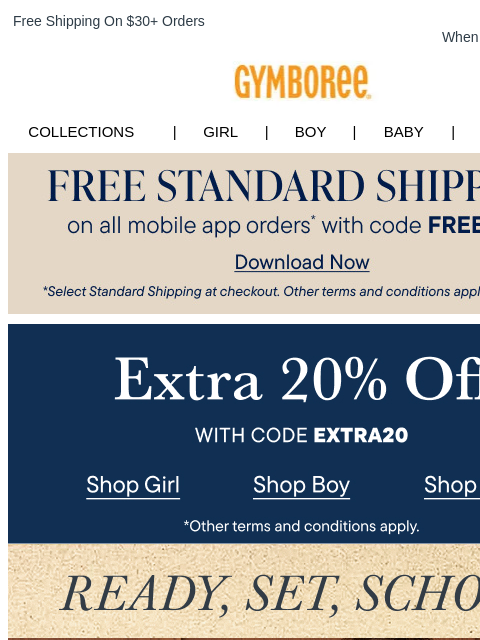 gymboree newsletter: 3 New Collections, So Many Timeless Looks