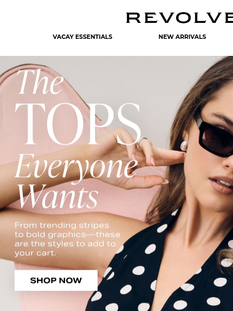 revolve newsletter: The Polka Dot Halter On Everyone’s Wishlist 