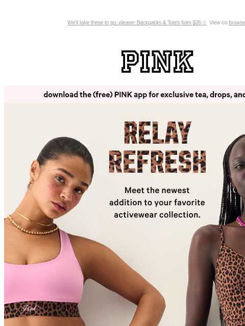 vspink newsletter: 25% Off Your Sparkly Relay Refresh 💖