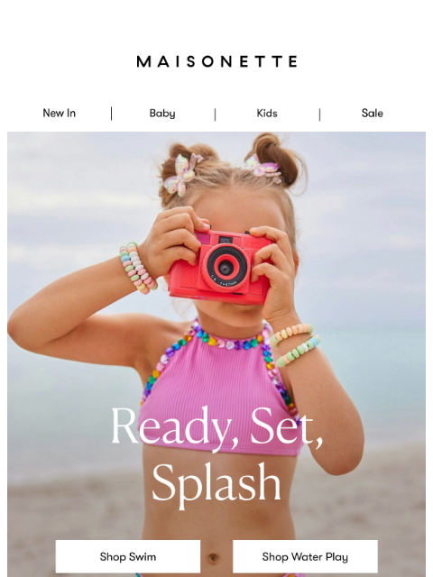 maisonette newsletter: Pool, Beach, Backyard, Repeat
