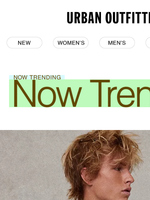 urbanoutfitters newsletter: UO Men’s: Tees & Lighter Layers