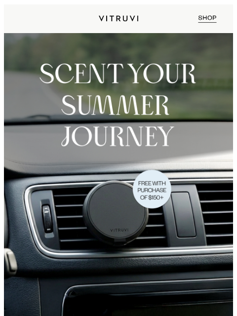 vitruvi newsletter: FREE Upgrade For Your Summer Road Trip 🚙