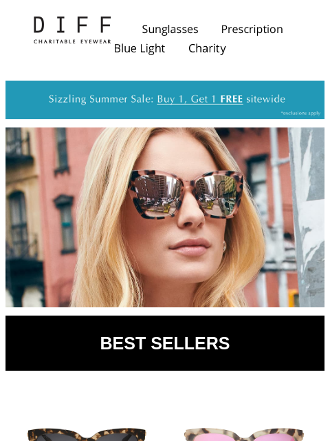 diffeyewear newsletter: The One Thing Your Summer Is Missing... ☀️