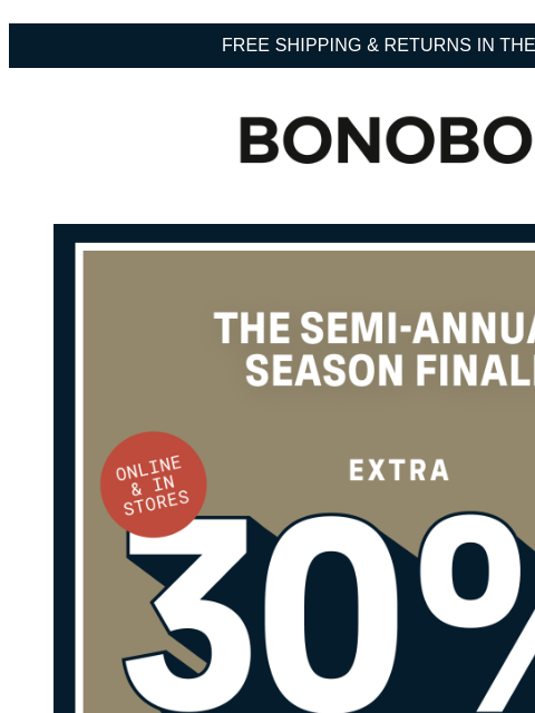 bonobos newsletter: Final Hours: Up to 70% Off Sale (!!!)