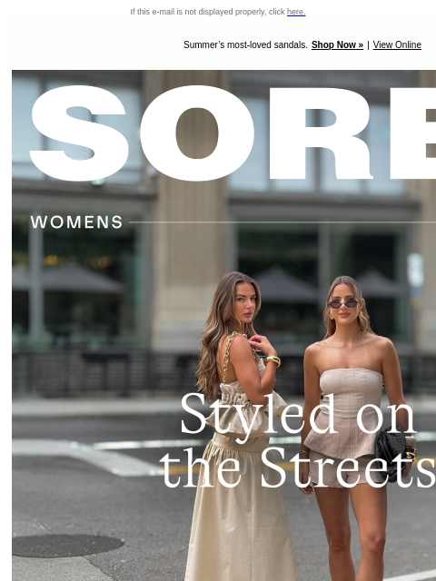 sorel newsletter: Spotted: Sandals Worth Stopping For