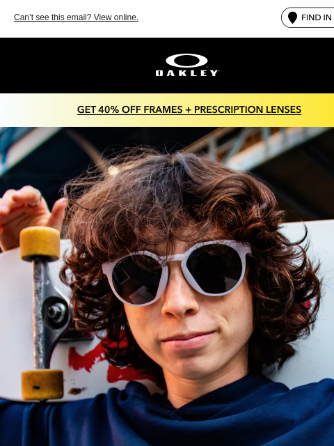 oakley newsletter: Back To School In Style