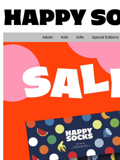happysocks newsletter: Summer Sale FINAL CALL! +10% Bonus*