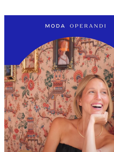 modaoperandi newsletter: On the move and checking bags 🧳