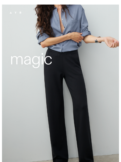 ayr newsletter: perfect, perfect pants