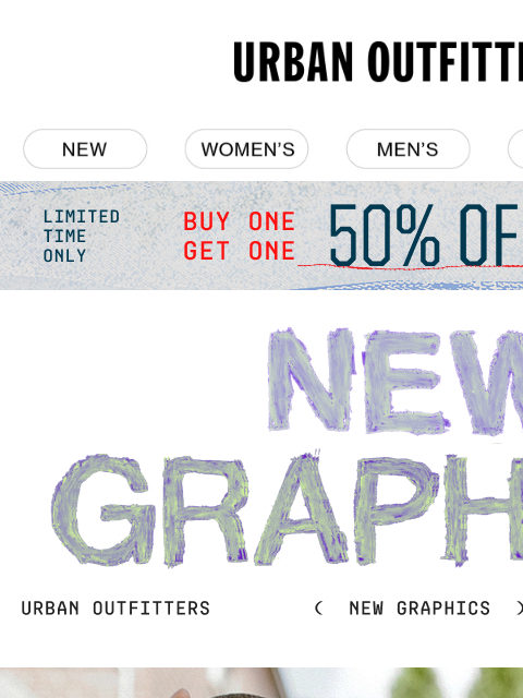 urbanoutfitters newsletter: like wearing your perfect playlist 🎵