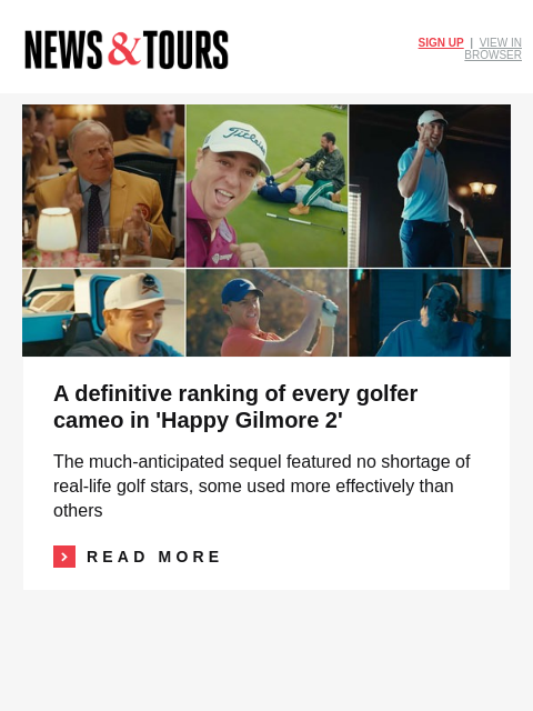 golfdigest newsletter: LPGA and NBC call TV coverage audible