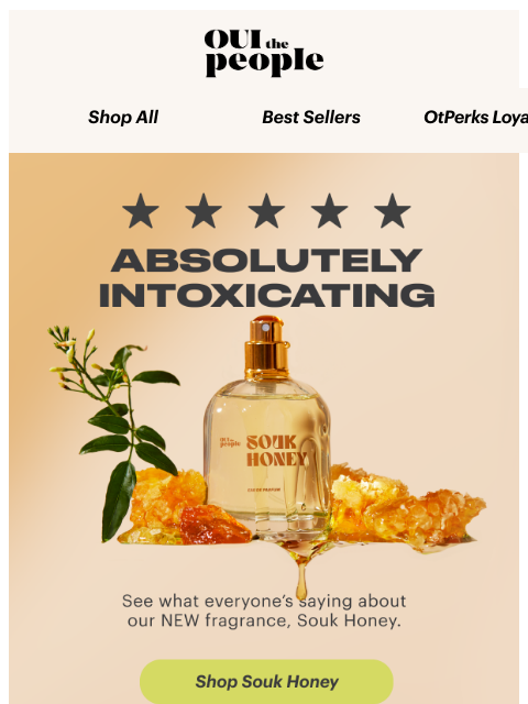 ouithepeople newsletter: 5 stars. One unforgettable scent ⭐