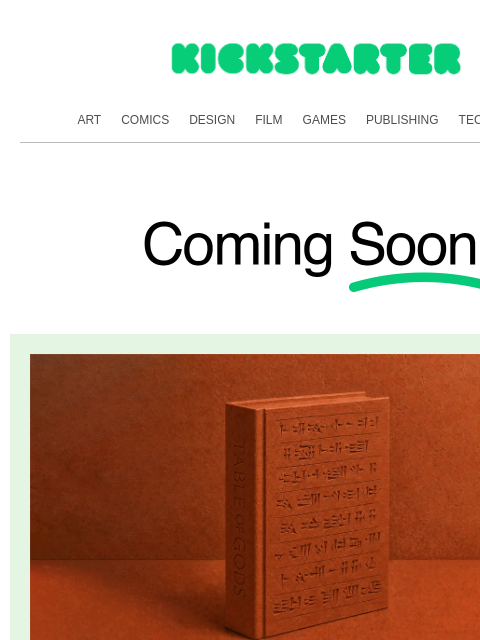 kickstarter newsletter: History’s oldest recipes (a cookbook)
