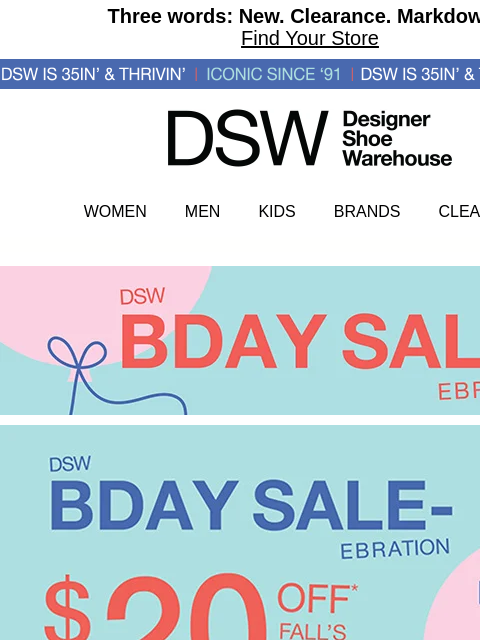dsw newsletter: Fun, casual sandals from $29.99