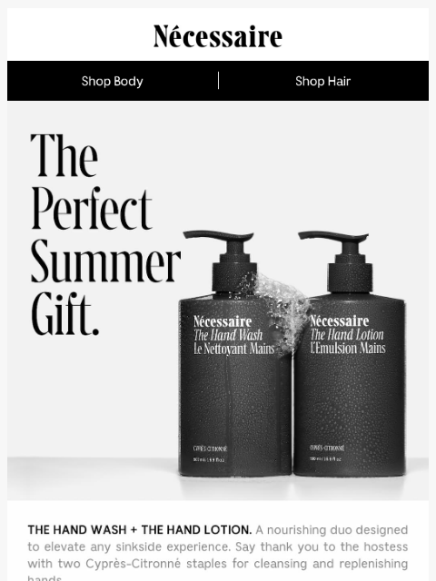 necessaire newsletter: A Gift They'll Actually Use