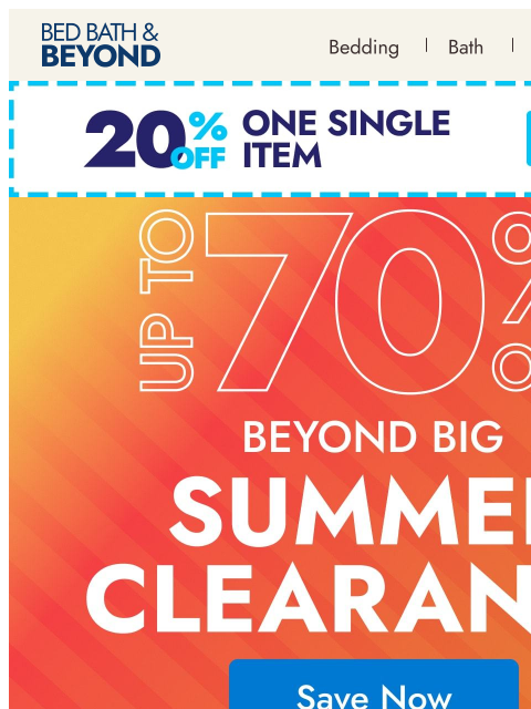 bedbathandbeyond newsletter: Your summer refresh just got easier