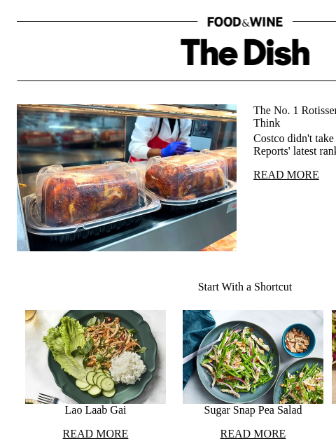 foodandwine newsletter: The No. 1 Rotisserie Chicken Isn't What You Think