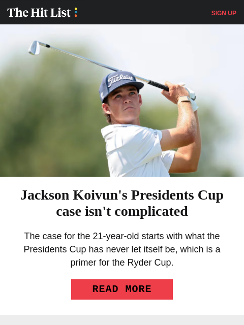 golfdigest newsletter: Golf's most hated players, ranked
