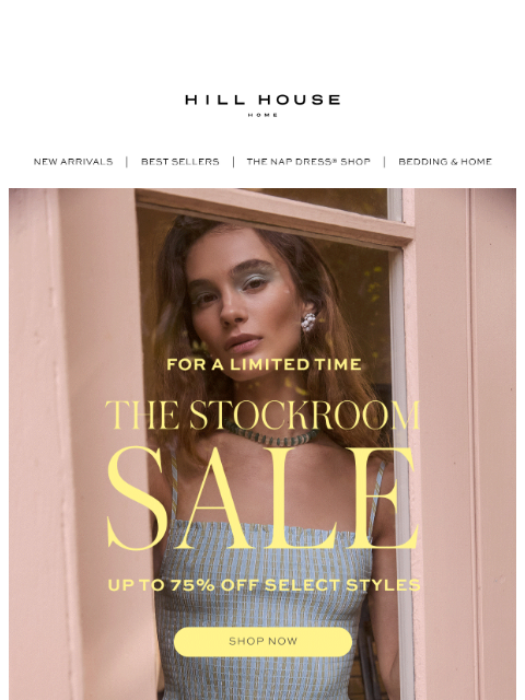 hillhousehome newsletter: The Stockroom Sale Starts Now ❤️