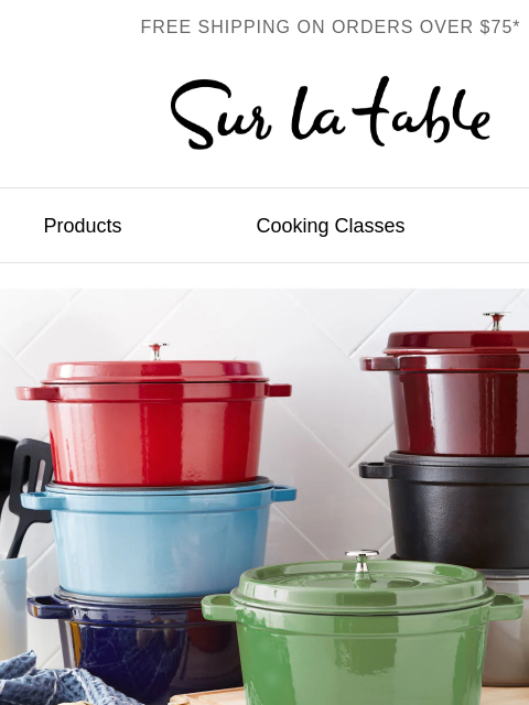 surlatable newsletter: Make it the summer of Staub.